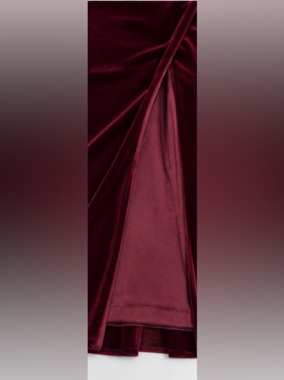 Windsor Fia Burgundy Velvet Corset Mermaid Formal Dress Size S NWT - Picture 15 of 16